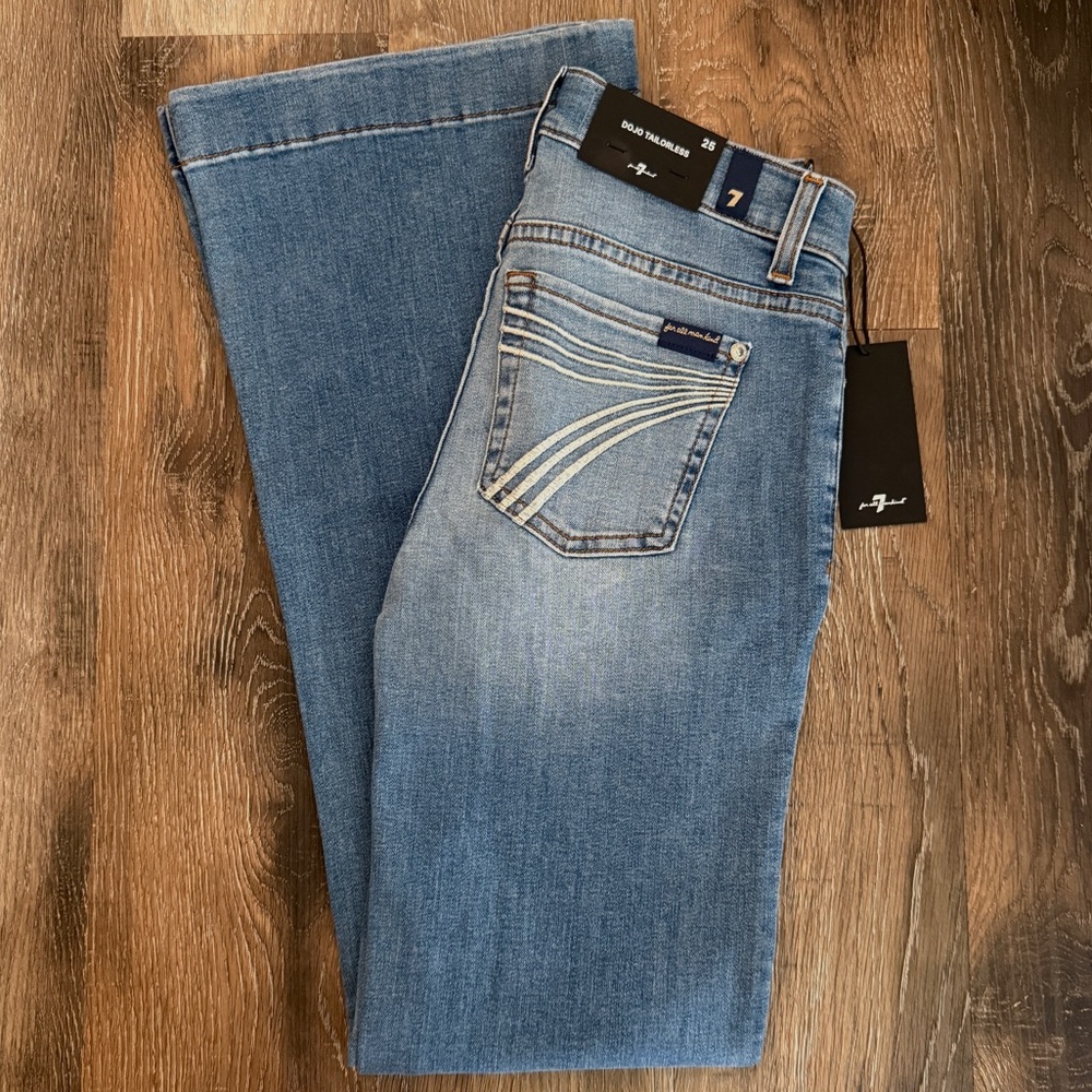 NWT 7 For All Mankind Tailorless Dojo Jeans 7FAMK